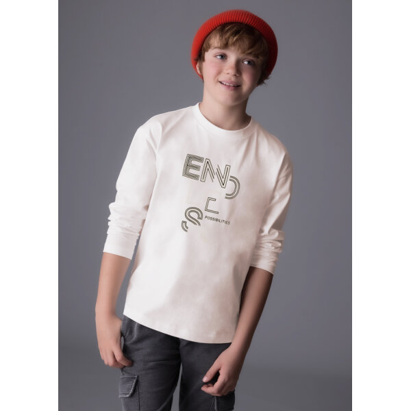 ΠΑΙΔΙΚΗ ΜΠΛΟΥΖΑ ΕΚΡΟΥ ΑΓΟΡΙ MAYORAL 15-00842-011 - Image 1