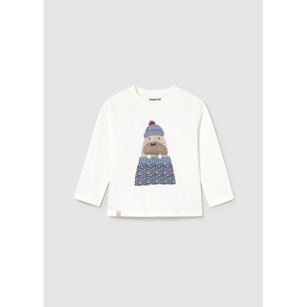 15-02070-065-L-4 ΠΑΙΔΙΚΗ ΜΠΛΟΥΖΑ ΕΚΡΟΥ ΑΓΟΡΙ MAYORAL 15-02070-065 - Image 1