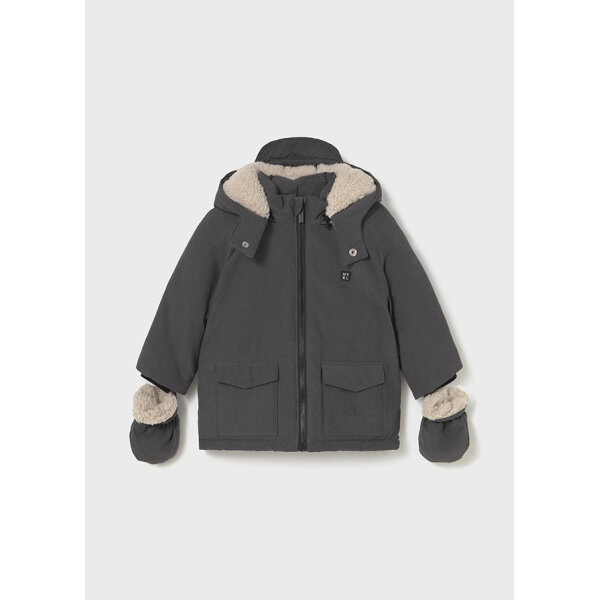 15-02421-044-L-4 ΠΑΙΔΙΚΟ ΠΑΡΚΑ ΓΚΡΙ ΑΓΟΡΙ MAYORAL 15-02421-044 - Image 1