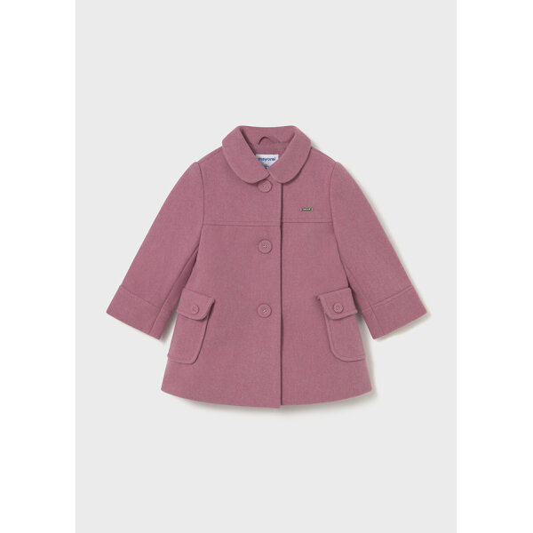 ΠΑΙΔΙΚΟ ΠΑΛΤΟ ΥΦΑΣΜΑΤΙΝΟ ΡΟΖ ΚΟΡΙΤΣΙ MAYORAL 15-02433-025 - Image 1