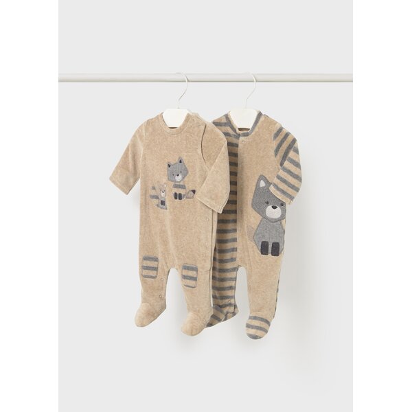 ΒΡΕΦΙΚΟ ΣΕΤ ΦΟΡΜΑΚΙΑ ΒΕΛΟΥΤΕ 2ΤΜΧ ΜΠΕΖ ΑΓΟΡΙ MAYORAL 15-02719-053 - Image 1