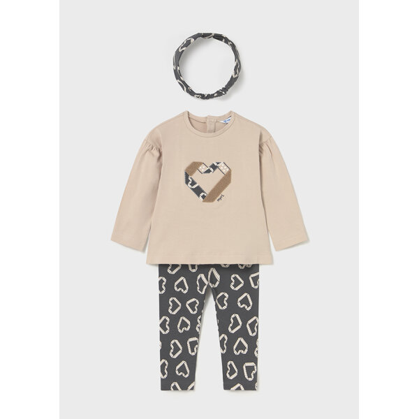 ΠΑΙΔΙΚΟ ΣΕΤ ΚΟΛΑΝ ΜΕ ΚΟΡΔΕΛΑ ΓΚΡΙ ΚΟΡΙΤΣΙ MAYORAL 15-02744-010 - Image 1