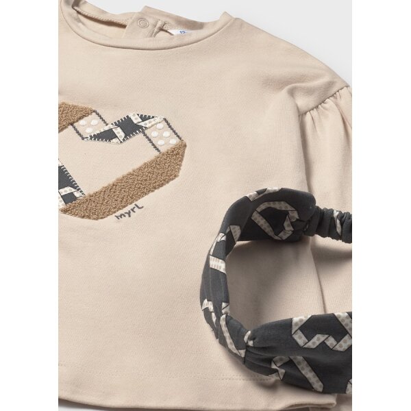 ΠΑΙΔΙΚΟ ΣΕΤ ΚΟΛΑΝ ΜΕ ΚΟΡΔΕΛΑ ΓΚΡΙ ΚΟΡΙΤΣΙ MAYORAL 15-02744-010 - Image 3