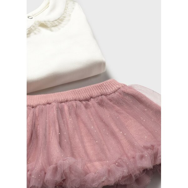 ΒΡΕΦΙΚΟ ΣΕΤ ΦΟΥΣΤΑ 3 ΤΜΧ ΡΟΖ ΚΟΡΙΤΣΙ MAYORAL 15-02830-061 - Image 5