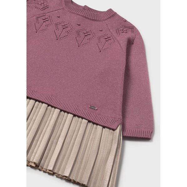 ΠΑΙΔΙΚΟ ΦΟΡΕΜΑ  ΠΛΕΧΤΟ ΡΟΖ ΚΟΡΙΤΣΙ MAYORAL 15-02908-036 - Image 4