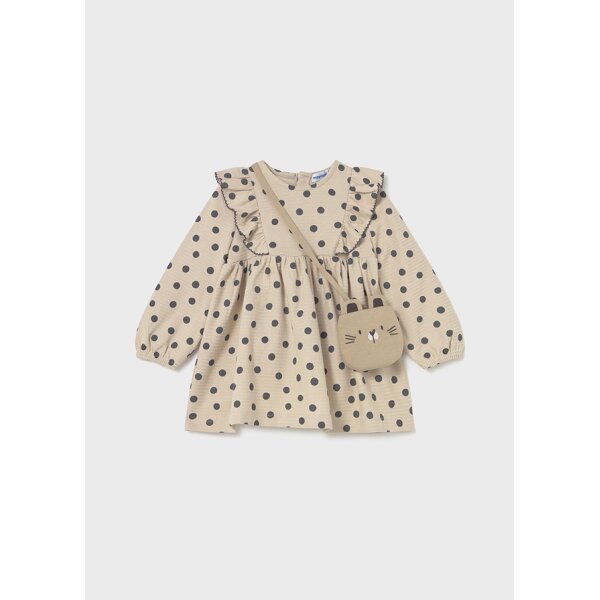 ΠΑΙΔΙΚΟ ΦΟΡΕΜΑ ΣΤΑΜΠΩΤΟ ΜΕ ΤΣΑΝΤΑ ΜΠΕΖ ΚΟΡΙΤΣΙ MAYORAL 15-02920-092 - Image 1