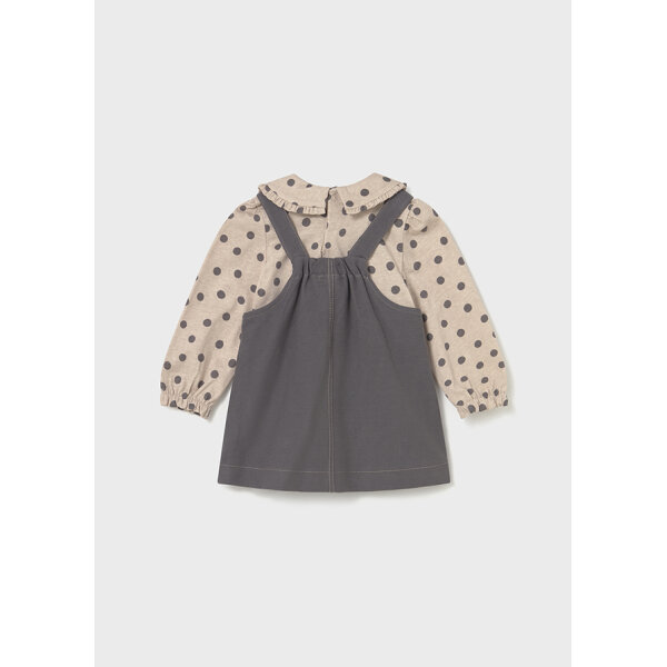 ΠΑΙΔΙΚΟ ΣΕΤ ΦΟΥΣΤΑ ΣΑΛΟΠΕΤΑ ΓΚΡΙ ΚΟΡΙΤΣΙ MAYORAL 15-02926-060 - Image 2