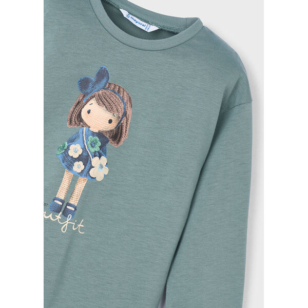 15-04005-053-L-6 ΠΑΙΔΙΚΗ ΜΠΛΟΥΖΑ ΠΡΑΣΙΝΟ ΚΟΡΙΤΣΙ MAYORAL 15-04005-053 - Image 3