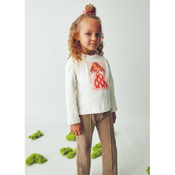 ΠΑΙΔΙΚΗ ΜΠΛΟΥΖΑ ΕΚΡΟΥ/ΚΟΚΚΙΝΟ ΚΟΡΙΤΣΙ MAYORAL 15-04006-083 - Image 4