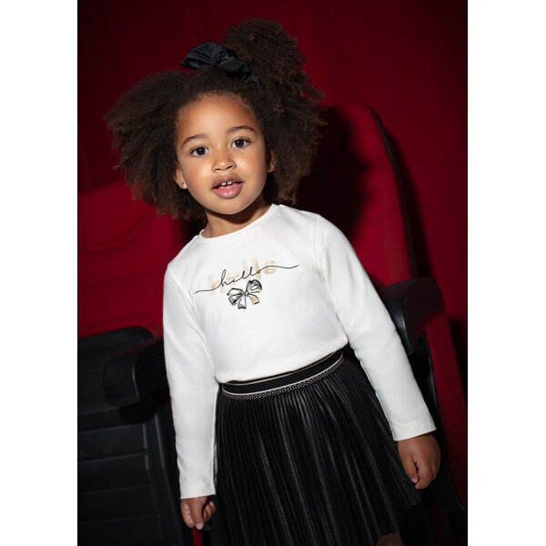 ΠΑΙΔΙΚΗ ΜΠΛΟΥΖΑ ΜΑΥΡΟ ΚΟΡΙΤΣΙ MAYORAL 15-04008-059 - Image 2