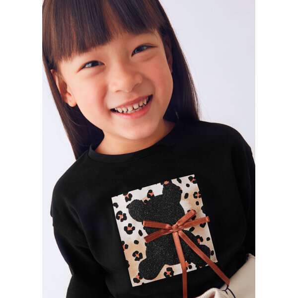 ΠΑΙΔΙΚΗ ΜΠΛΟΥΖΑ ΜΑΥΡΟ ΚΟΡΙΤΣΙ MAYORAL 15-04010-072 - Image 3