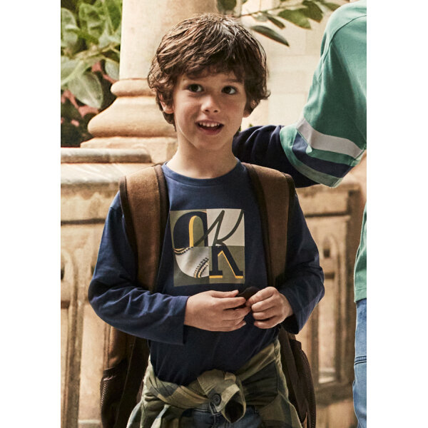 ΠΑΙΔΙΚΗ ΜΠΛΟΥΖΑ ΜΠΛΕ ΑΓΟΡΙ MAYORAL 15-04076-078 - Image 2