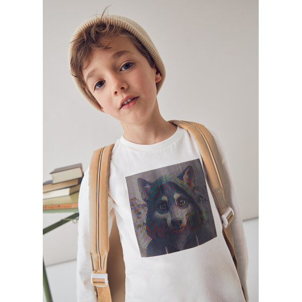 ΠΑΙΔΙΚΗ ΜΠΛΟΥΖΑ ΕΚΡΟΥ ΑΓΟΡΙ MAYORAL 15-04081-074 - Image 2