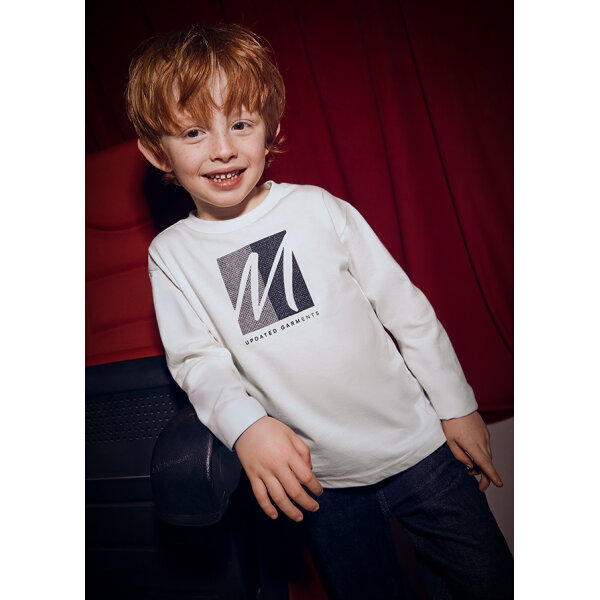 ΠΑΙΔΙΚΗ ΜΠΛΟΥΖΑ ΑΠΛΙΚΕ ΕΚΡΟΥ ΑΓΟΡΙ MAYORAL 15-04086-026 - Image 2