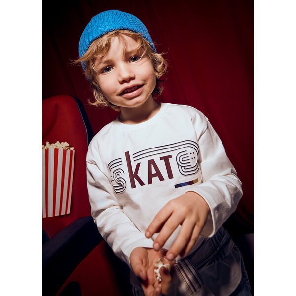 ΠΑΙΔΙΚΗ ΜΠΛΟΥΖΑ "SKATE" ΕΚΡΟΥ ΑΓΟΡΙ MAYORAL 15-04092-074 - Image 2