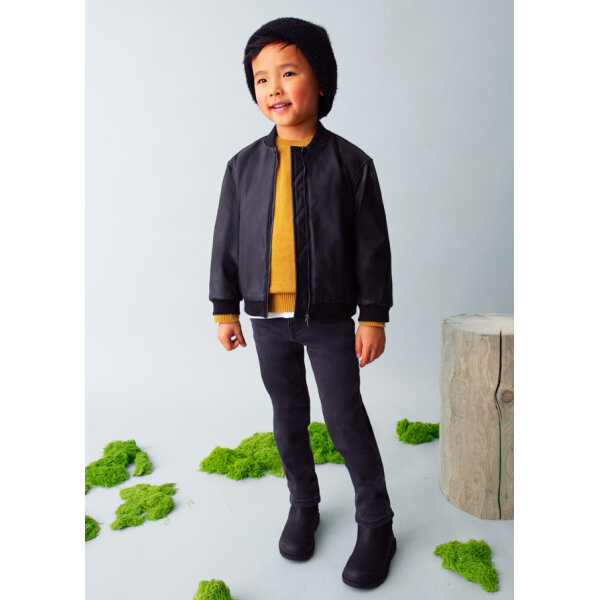 ΠΑΙΔΙΚΟ ΤΖΑΚΕΤ ΤΥΠΟΥ ΔΕΡΜΑ ΜΑΥΡΟ ΑΓΟΡΙ MAYORAL 15-04413-006 - Image 4