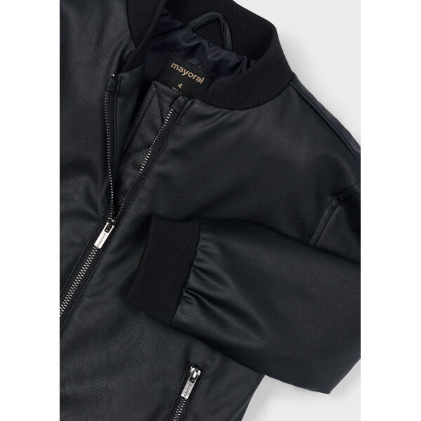 ΠΑΙΔΙΚΟ ΤΖΑΚΕΤ ΤΥΠΟΥ ΔΕΡΜΑ ΜΑΥΡΟ ΑΓΟΡΙ MAYORAL 15-04413-006 - Image 6