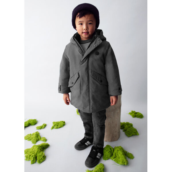 15-04419-088-L-3 ΠΑΙΔΙΚΟ ΠΑΡΚΑ ΑΝΘΡΑΚΙ ΑΓΟΡΙ MAYORAL 15-04419-088 - Image 1