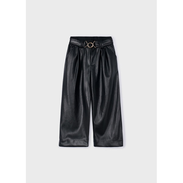 ΠΑΙΔΙΚΟ ΠΑΝΤΕΛΟΝΙ ΜΑΥΡΟ WIDE LEG ΚΟΡΙΤΣΙ MAYORAL 15-04574-070 - Image 1