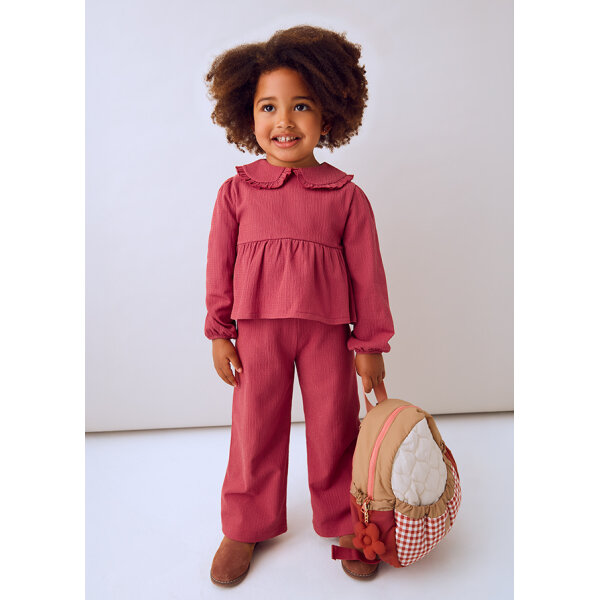 ΠΑΙΔΙΚΟ ΣΕΤ ΜΕ ΠΑΝΤΕΛΟΝΙ ΚΟΚΚΙΝΟ ΚΟΡΙΤΣΙ MAYORAL 15-04581-082 - Image 1