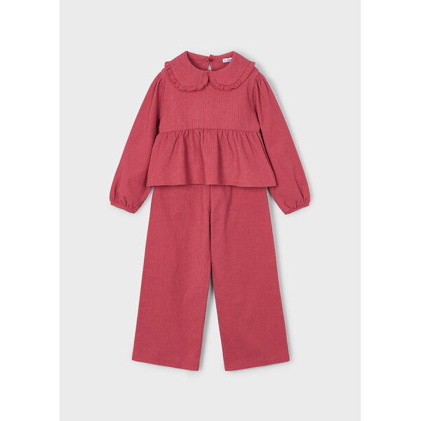 ΠΑΙΔΙΚΟ ΣΕΤ ΜΕ ΠΑΝΤΕΛΟΝΙ ΚΟΚΚΙΝΟ ΚΟΡΙΤΣΙ MAYORAL 15-04581-082 - Image 3