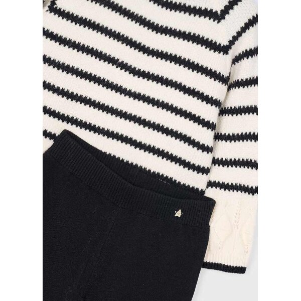 ΠΑΙΔΙΚΟ ΣΕΤ ΜΕ ΠΑΝΤΕΛΟΝΙ ΠΛΕΧΤΟ ΡΙΓΕΣ ΜΑΥΡΟ ΚΟΡΙΤΣΙ MAYORAL 15-04582-087 - Image 4