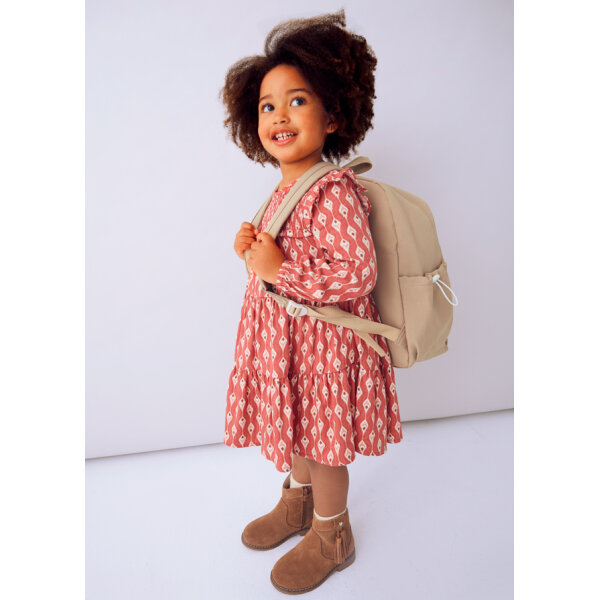 ΠΑΙΔΙΚΟ ΦΟΡΕΜΑ ΣΤΑΜΠΩΤΟ ΚΟΚΚΙΝΟ ΚΟΡΙΤΣΙ MAYORAL 15-04912-040 - Image 3