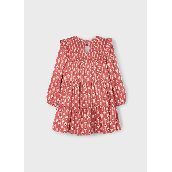 ΠΑΙΔΙΚΟ ΦΟΡΕΜΑ ΣΤΑΜΠΩΤΟ ΚΟΚΚΙΝΟ ΚΟΡΙΤΣΙ MAYORAL 15-04912-040 - Image 5