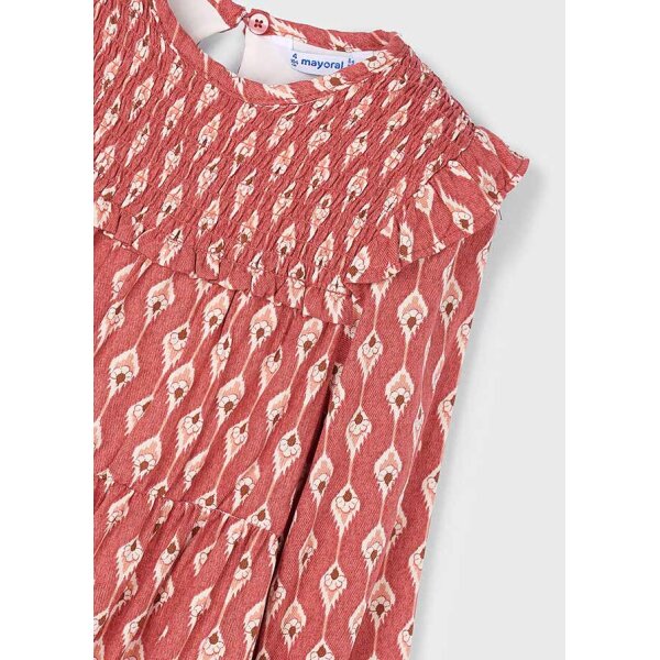 ΠΑΙΔΙΚΟ ΦΟΡΕΜΑ ΣΤΑΜΠΩΤΟ ΚΟΚΚΙΝΟ ΚΟΡΙΤΣΙ MAYORAL 15-04912-040 - Image 6