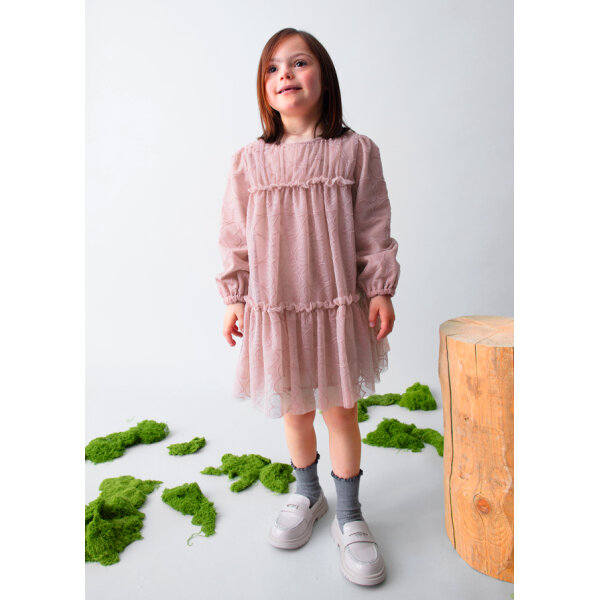 15-04919-049-L-1 ΠΑΙΔΙΚΟ ΦΟΡΕΜΑ ΜΕ ΤΟΥΛΙ ΡΟΖ ΚΟΡΙΤΣΙ MAYORAL 15-04919-049 - Image 1