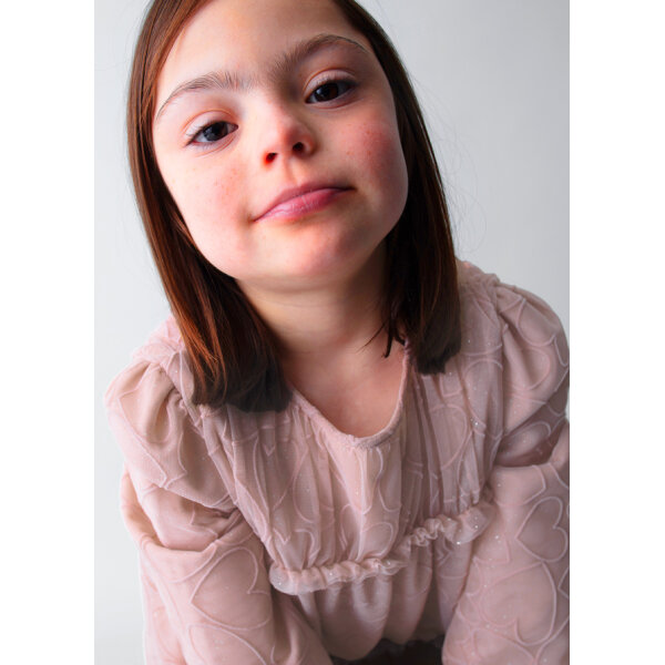 ΠΑΙΔΙΚΟ ΦΟΡΕΜΑ ΜΕ ΤΟΥΛΙ ΡΟΖ ΚΟΡΙΤΣΙ MAYORAL 15-04919-049 - Image 3