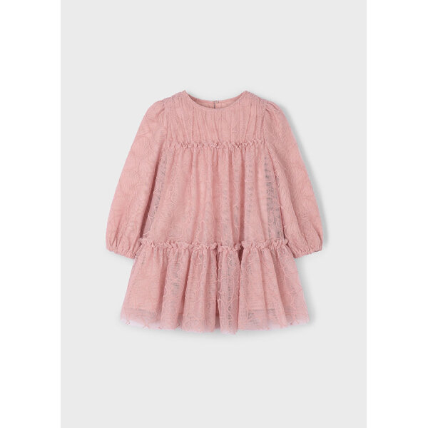 ΠΑΙΔΙΚΟ ΦΟΡΕΜΑ ΜΕ ΤΟΥΛΙ ΡΟΖ ΚΟΡΙΤΣΙ MAYORAL 15-04919-049 - Image 4