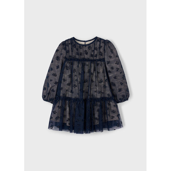 15-04919-050-L-4 ΠΑΙΔΙΚΟ ΦΟΡΕΜΑ ΜΕ ΤΟΥΛΙ ΜΠΛΕ ΚΟΡΙΤΣΙ MAYORAL 15-04919-050 - Image 1