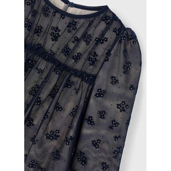 ΠΑΙΔΙΚΟ ΦΟΡΕΜΑ ΜΕ ΤΟΥΛΙ ΜΠΛΕ ΚΟΡΙΤΣΙ MAYORAL 15-04919-050 - Image 4