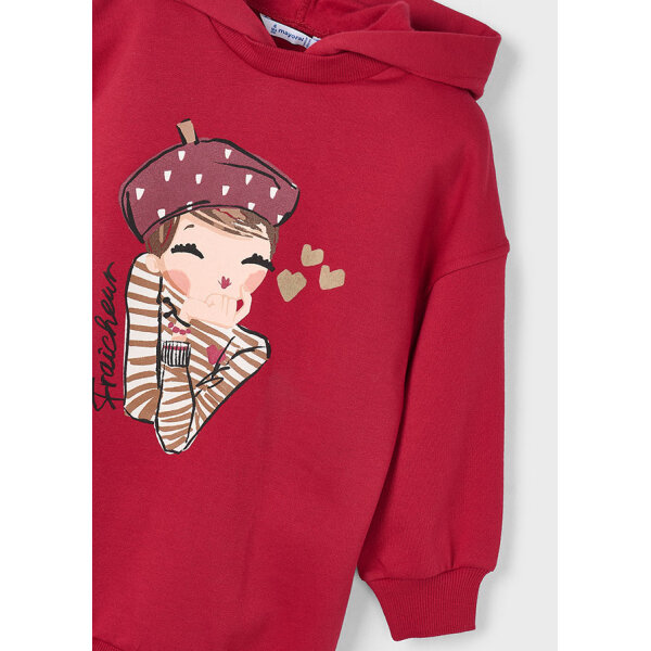 ΠΑΙΔΙΚΟ ΦΟΡΕΜΑ ΜΕ ΚΟΥΚΟΥΛΑ ΦΟΥΤΕΡ ΚΟΚΚΙΝΟ ΚΟΡΙΤΣΙ MAYORAL 15-04928-059 - Image 5