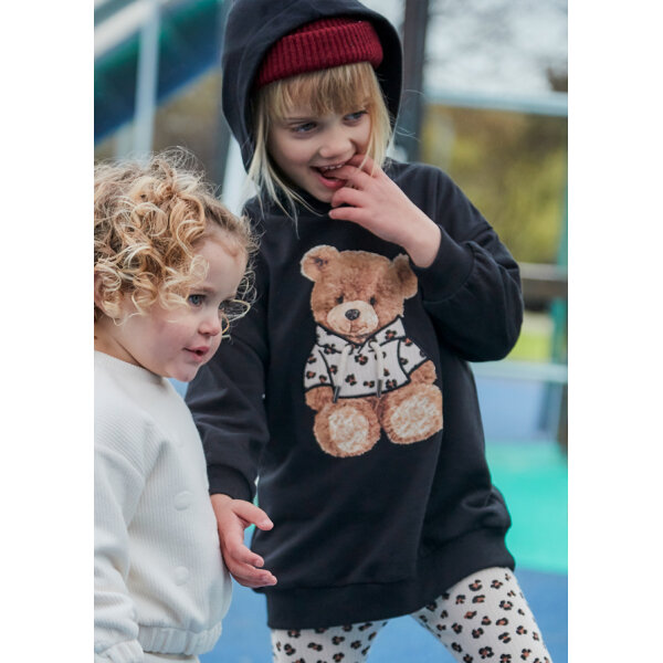 ΠΑΙΔΙΚΟ ΦΟΡΕΜΑ ΜΕ ΚΟΥΚΟΥΛΑ ΦΟΥΤΕΡ ΜΑΥΡΟ ΚΟΡΙΤΣΙ MAYORAL 15-04928-060 - Image 1