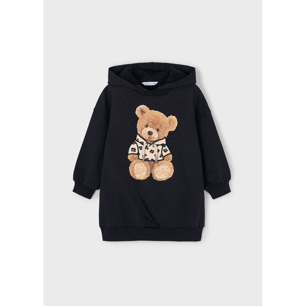 ΠΑΙΔΙΚΟ ΦΟΡΕΜΑ ΜΕ ΚΟΥΚΟΥΛΑ ΦΟΥΤΕΡ ΜΑΥΡΟ ΚΟΡΙΤΣΙ MAYORAL 15-04928-060 - Image 2