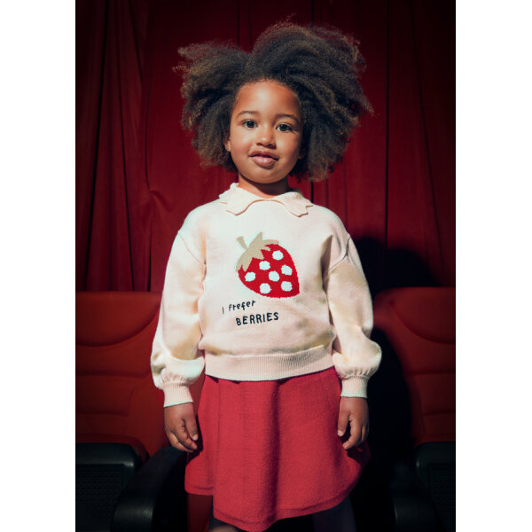 15-04932-064-L-3 ΠΑΙΔΙΚΟ ΣΕΤ ΦΟΥΣΤΑ ΖΑΚΑΡ ΚΟΚΚΙΝΟ ΚΟΡΙΤΣΙ MAYORAL 15-04932-064 - Image 1