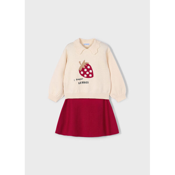 ΠΑΙΔΙΚΟ ΣΕΤ ΦΟΥΣΤΑ ΖΑΚΑΡ ΚΟΚΚΙΝΟ ΚΟΡΙΤΣΙ MAYORAL 15-04932-064 - Image 4