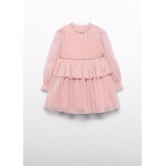 ΠΑΙΔΙΚΟ ΦΟΡΕΜΑ ΤΟΥΛΙ GLITTER ABEL AND LULA ΡΟΖ 15-05532-008 - Image 4