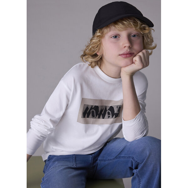 ΠΑΙΔΙΚΗ ΜΠΛΟΥΖΑ ΕΚΡΟΥ ΑΓΟΡΙ MAYORAL 15-07013-049 - Image 2