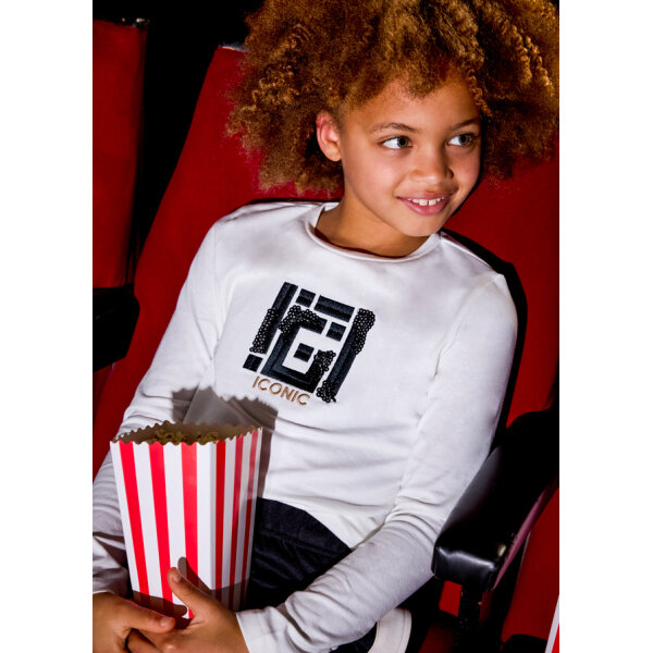 ΠΑΙΔΙΚΗ ΜΠΛΟΥΖΑ ΚΕΝΤΗΤΗ ΕΚΡΟΥ ΚΟΡΙΤΣΙ MAYORAL 15-07018-089 - Image 2