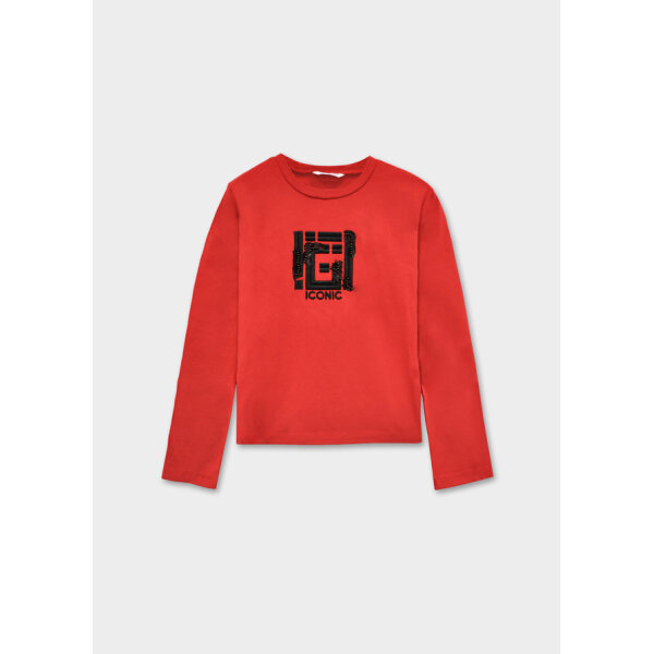 ΠΑΙΔΙΚΗ ΜΠΛΟΥΖΑ ΚΕΝΤΗΤΗ ΚΟΚΚΙΝΟ ΚΟΡΙΤΣΙ MAYORAL 15-07018-091 - Image 1