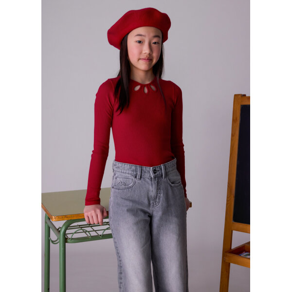 ΠΑΙΔΙΚΗ ΜΠΛΟΥΖΑ ΚΟΚΚΙΝΟ ΚΟΡΙΤΣΙ MAYORAL 15-07022-010 - Image 4