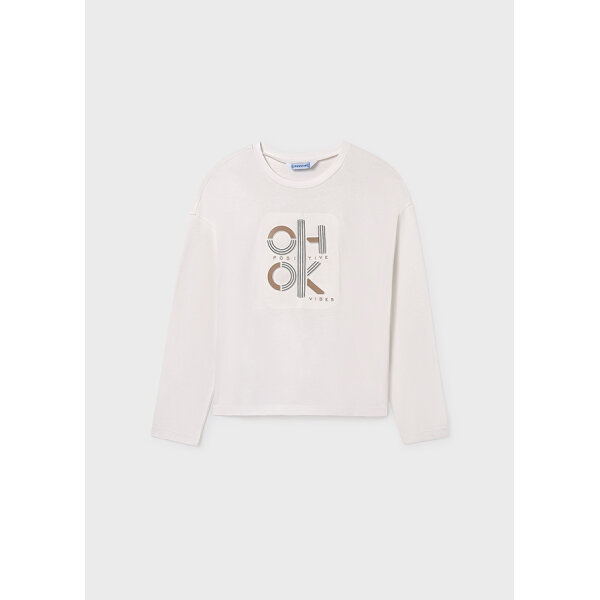 ΠΑΙΔΙΚΗ ΜΠΛΟΥΖΑ ΕΚΡΟΥ ΚΟΡΙΤΣΙ MAYORAL 15-07028-014 - Image 4