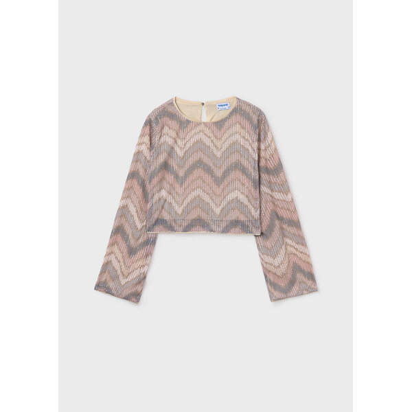 ΠΑΙΔΙΚΟ ΤΟΠ ΠΑΓΕΤΕΣ ΡΟΖ ΚΟΡΙΤΣΙ MAYORAL 15-07031-023 - Image 1