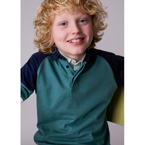 ΠΑΙΔΙΚΗ ΜΠΛΟΥΖΑ ΠΟΛΟ ΠΡΑΣΙΝΟ ΑΓΟΡΙ MAYORAL 15-07102-041 - Image 2