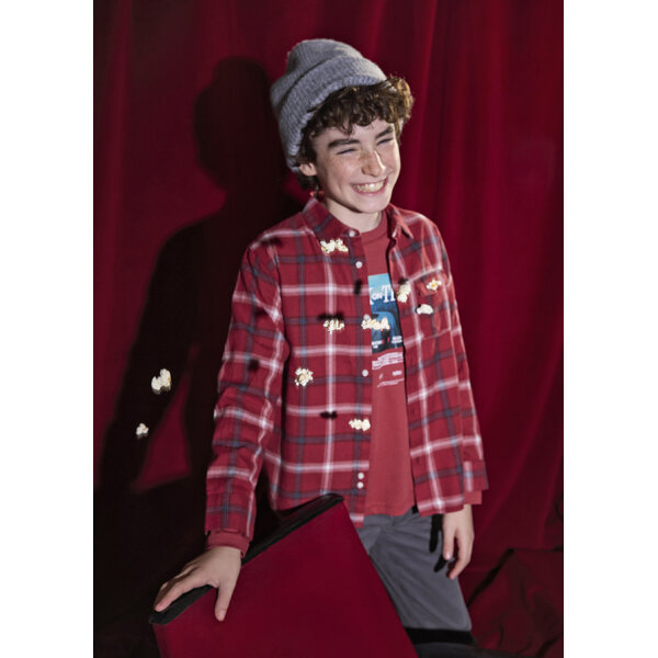 ΠΑΙΔΙΚΟ ΠΟΥΚΑΜΙΣΟ ΚΑΡΟ ΜΩΒ ΦΑΝΕΛΑ ΑΓΟΡΙ MAYORAL 15-07108-054 - Image 2