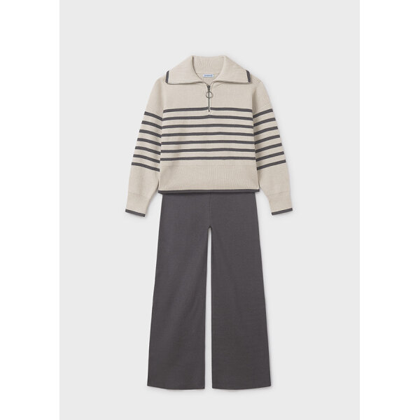 15-07583-014-L-4 ΠΑΙΔΙΚΟ ΣΕΤ ΠΑΝΤΕΛΟΝΙ ΠΛΕΧΤΟ ΓΚΡΙ ΚΟΡΙΤΣΙ MAYORAL 15-07583-014 - Image 1