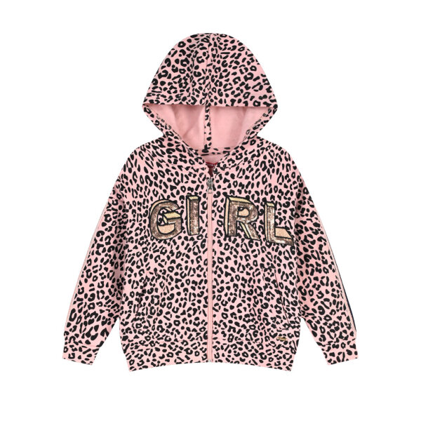 15-125301-5_076-01 ΠΑΙΔΙΚΗ ΖΑΚΕΤΑ ΡΟΖ  ANIMAL PRINT ΚΟΡΙΤΣΙ ENERGIERS 15-125301-5 - Image 1